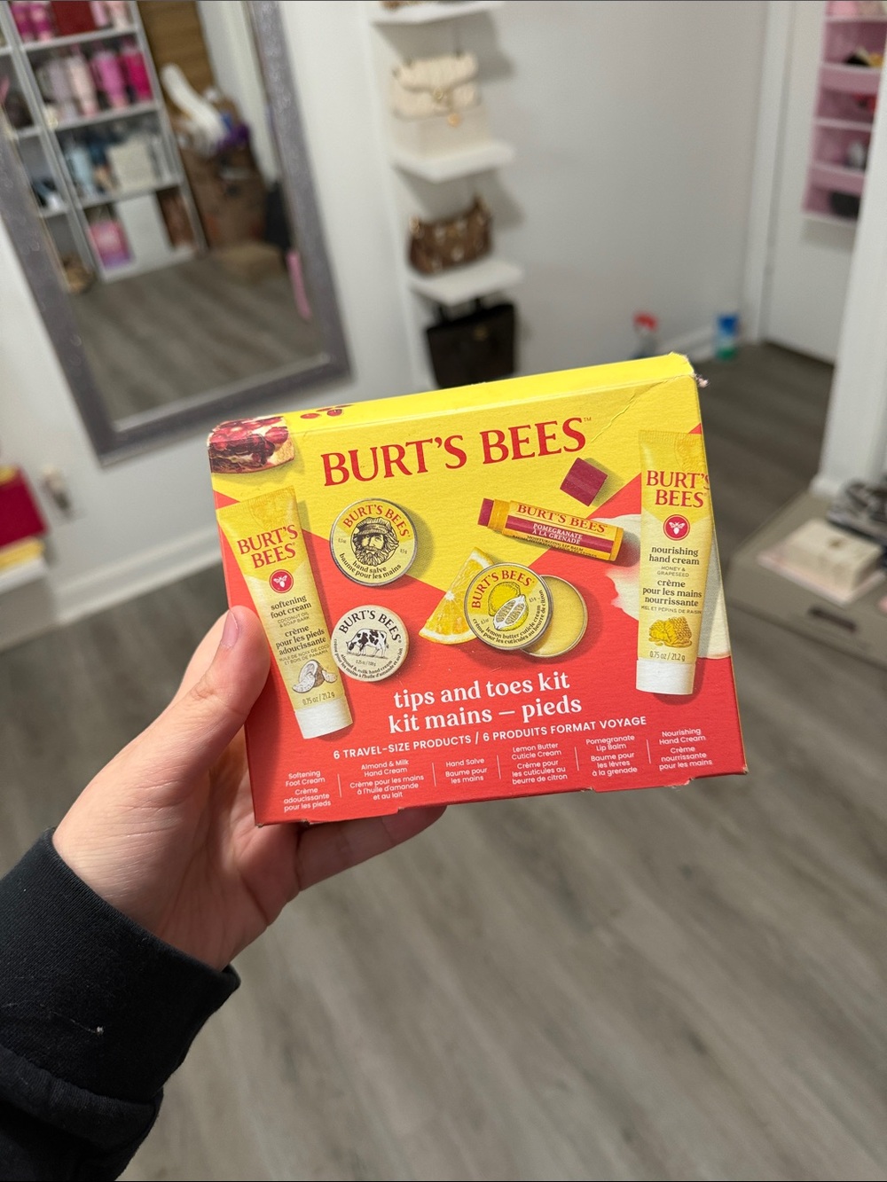 Burt's Bees Kids Tips & Toes Kit - Yellow and Red Packaging